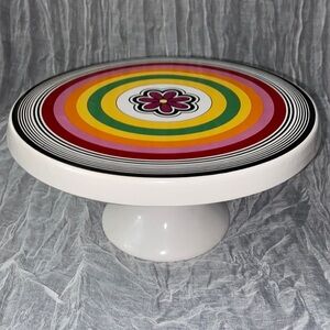 Retro 10” Colourful Cake Stand
